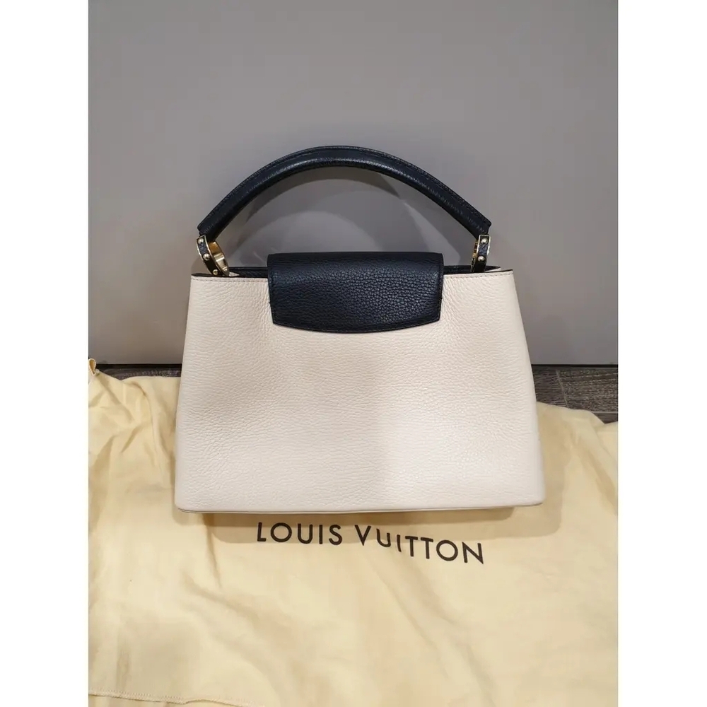 Louis Vuitton Cream and Black Satchel - Picture 5 of 6